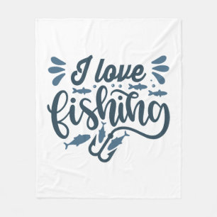 Fishing on fishing boat as fisherman fleece blanket