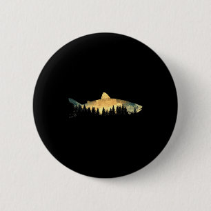 Fishing Outdoor Forest Nature Men Women Wildlife F 6 Cm Round Badge