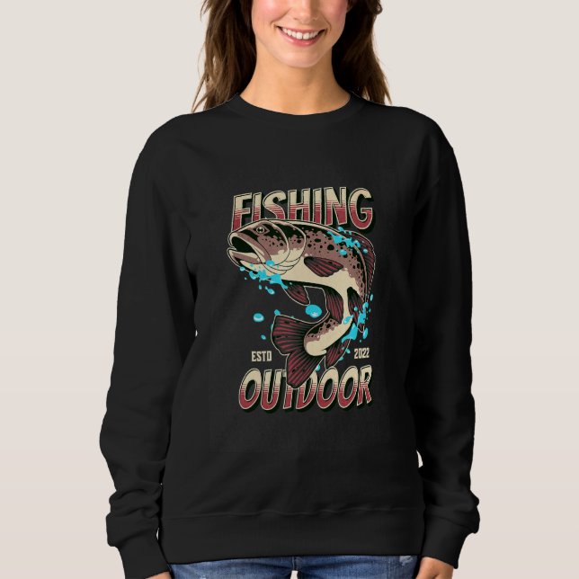 Fishing Outdoor Sweatshirt (Front)