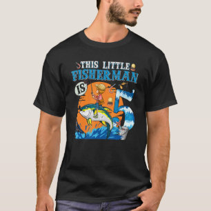 Fishing Party 5 Year Old Birthday Fisherman 5th Fi T-Shirt