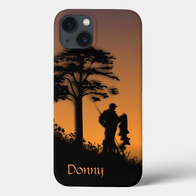 Fishing Personalised Case-Mate iPhone Case (Back)