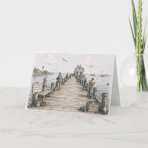 Fishing Pier Card