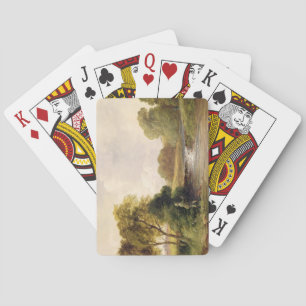 Fishing: Playing a Fish (oil on canvas) Cards
