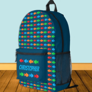 Fishing Printed Backpack