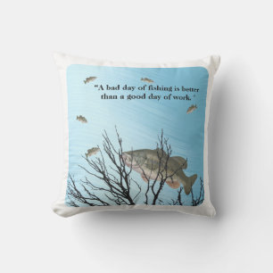 FISHING QUOTE CUSHION