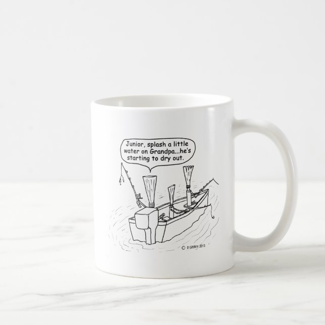 Fishing Reeds Coffee Mug (Right)