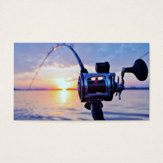 Fishing Reel at Sunset