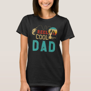 Fishing Reel Cool Dad Fatheru2019s Day  Fisherman  T-Shirt