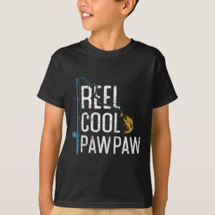 Fishing Reel Cool Pawpaw Father’s Day Gift Fisherm T-Shirt