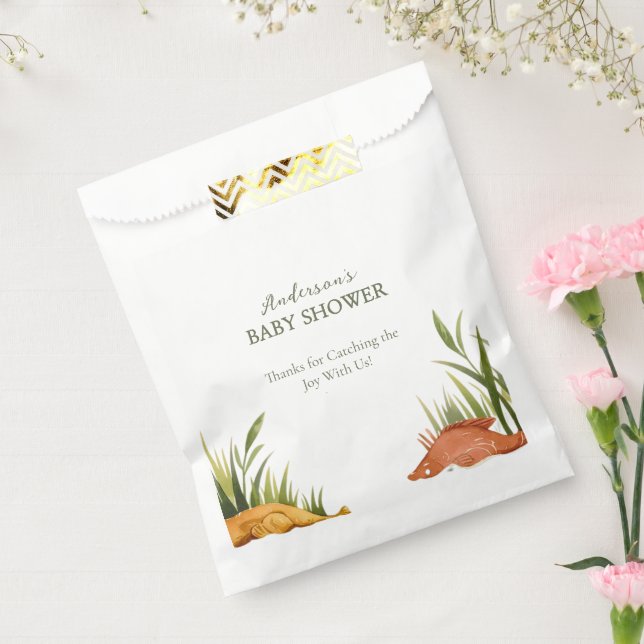 Fishing Reel Excited Little Fisherman Baby Shower  Favour Bags (Sealed)