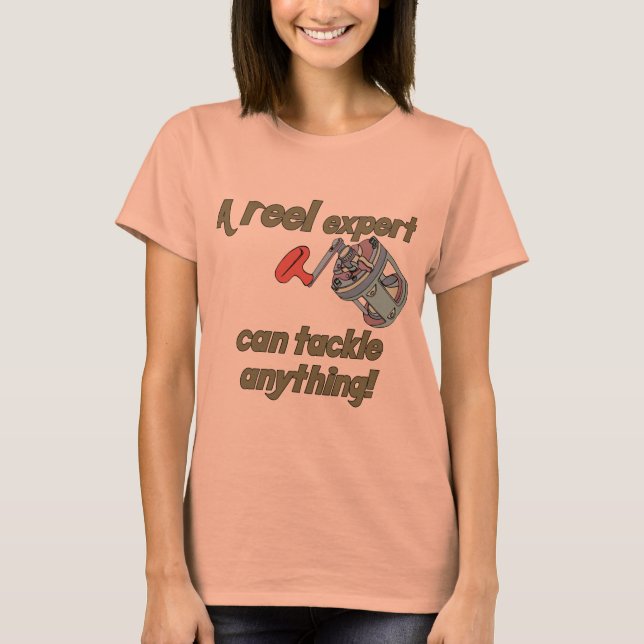 Fishing Reel Expert T-Shirt (Front)