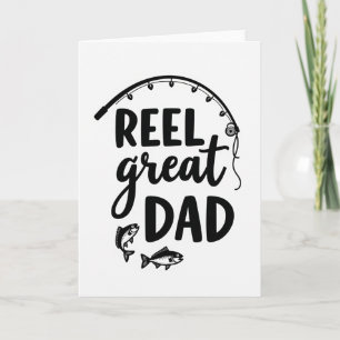 Fishing Reel Great Dad Card