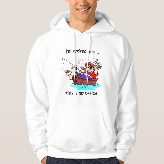 Fishing retirement hoodie (Front)