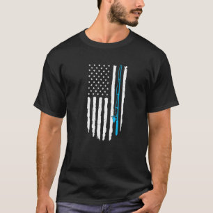 Fishing Retro Fishing Tee Patriotic Fishing