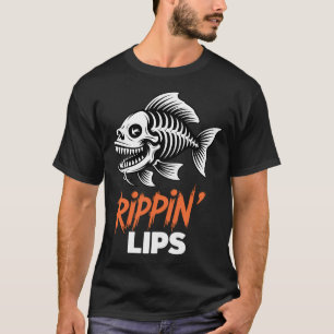 Fishing Rippin' Lips Fish Bones T-Shirt