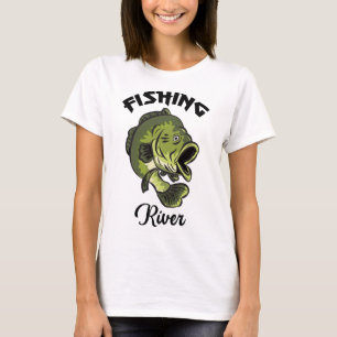 Fishing River Sign T-Shirt