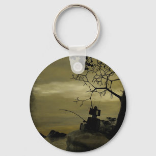 Fishing Robot Keychain