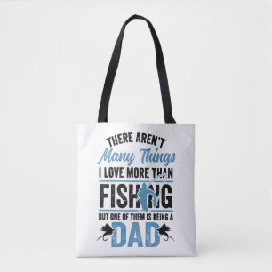 Fishing Rod Fisher Fish Fisherman Fishing Dad Tote Bag