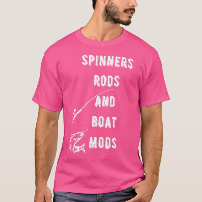 Fishing Rods And Mods T-Shirt (Front)