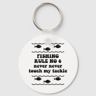 Fishing Rule No 6 Key Ring