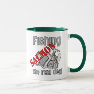 Fishing Salmon The Reel Deal Fishing Shirt Mug