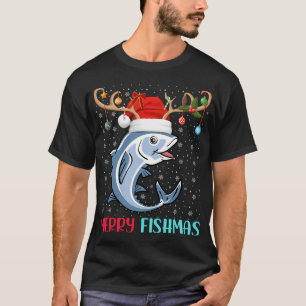 Fishing Santa t: A Unique and Humourous Christmas T-Shirt