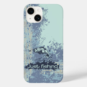 Fishing seascape blue green water splash Case-Mate iPhone 14 case