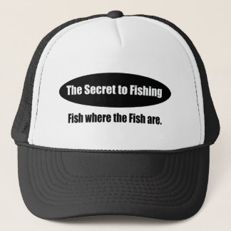 fishing secret trucker hat