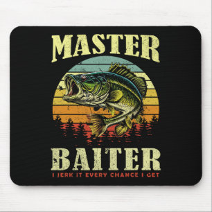 Fishing-shirt Master-baiter Funny B Dad Mouse Pad