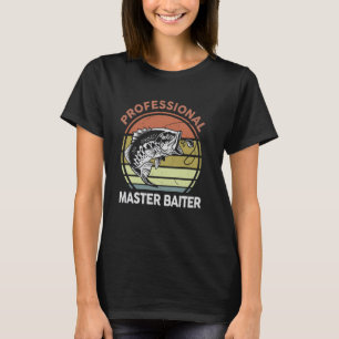 Fishing-Shirt Professional Master-Baiter Funny Gra T-Shirt