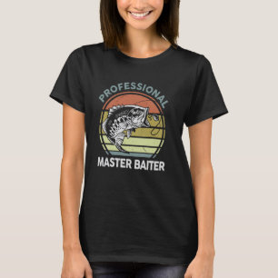 Fishing-shirt Professional Master-Baiter Funny Vin T-Shirt