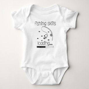 Fishing Skills Loading Baby Bodysuit