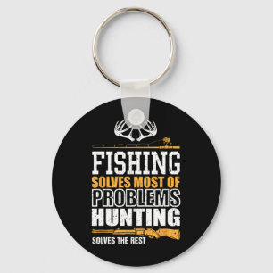Fishing Solves Most Of My Problems Fishing Solves Key Ring