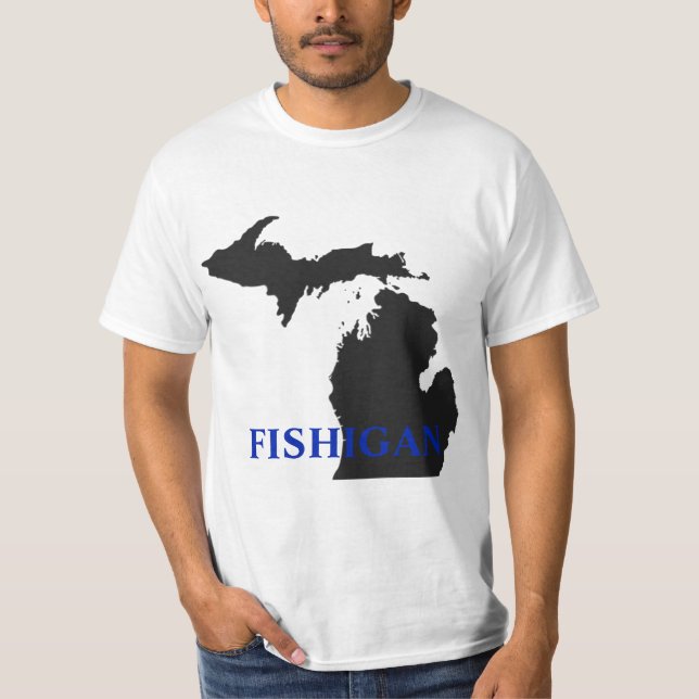 fishing sport for Michigan T-Shirt (Front)