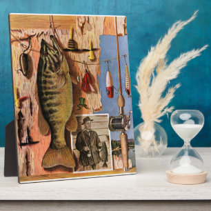 Fishing Still Life by John Atherton Plaque
