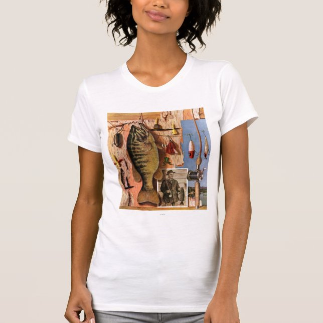 Fishing Still Life by John Atherton T-Shirt (Front)