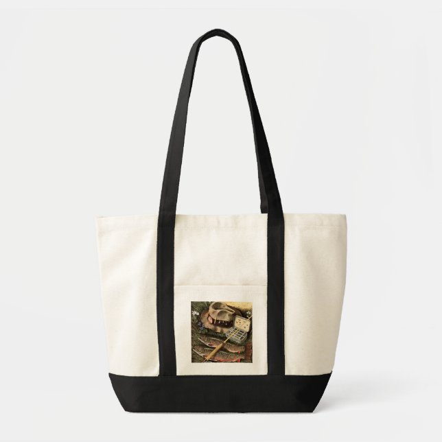 Fishing Still Life Tote Bag (Front)