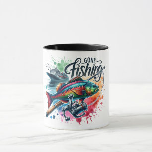 Fishing Sublimation/ Gone Fishing Mug