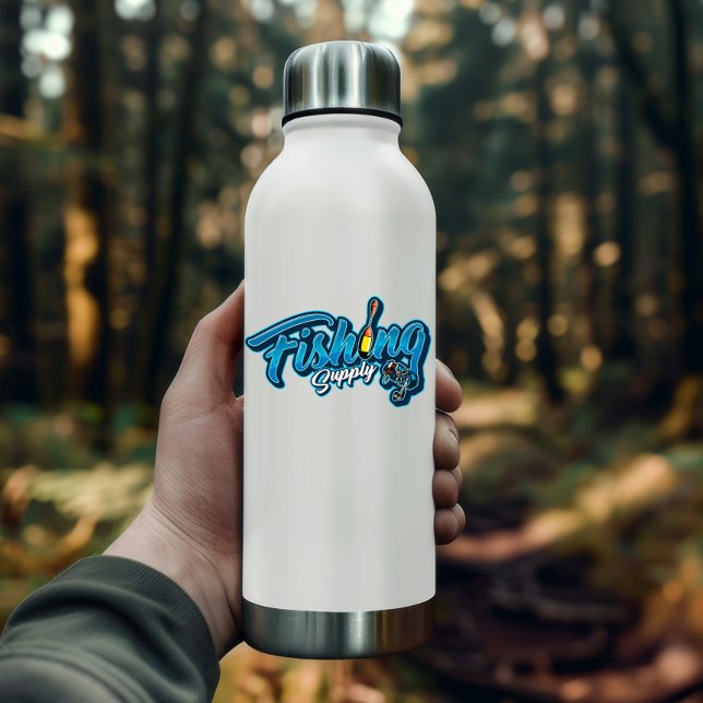 Fishing Supply Blue Sticker | Die-Cut Sticker (Fishing Supply Vinyl Sticker | Die-Cut Sticker)