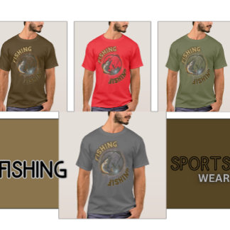Fishing symbol tilted T-Shirt