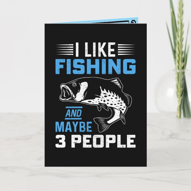 Fishing Theme  Card (Front)
