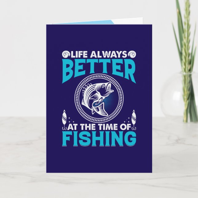 Fishing Theme Card (Front)