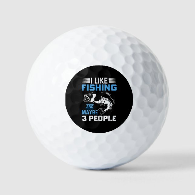 Fishing Theme  Golf Balls (Front)