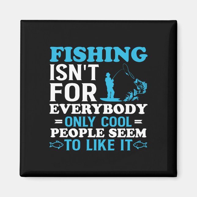 Fishing Theme  Magnet (Front)