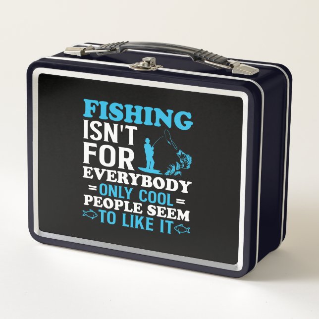 Fishing Theme  Metal Lunch Box (Front)