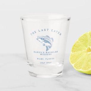 Fishing Themed Weekend Trip Bachelor Party Shot Glass