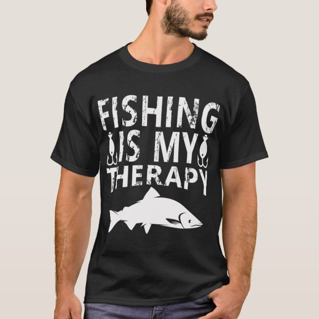 Fishing Therapy T-Shirt (Front)