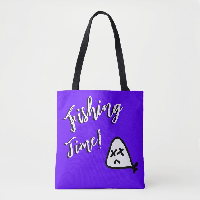 fishing time! tote bag (Front)