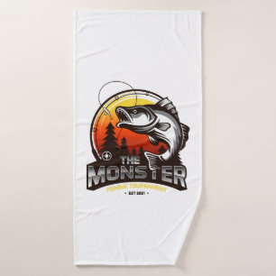 Fishing tournament bath towel