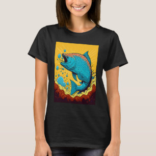 Fishing Tournament Fans Pop Big Fish Catcher 2 T-Shirt